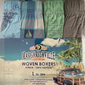 Margaritaville L Boxer Underwear 4 Pack